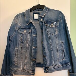 SO Medium Blue Washed Jean Jacket